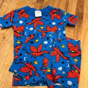 Hanna Andersson short johns. 85cm. 2T. Dragon pattern.